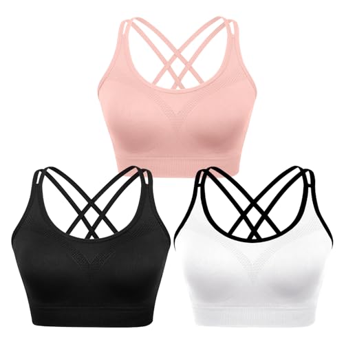 3pack(black+white+peach Pink)