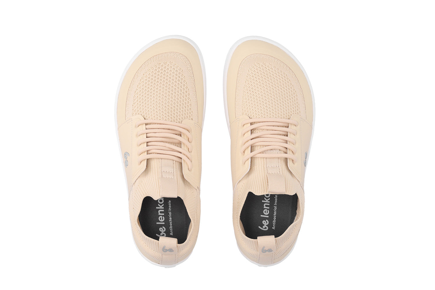 Barefoot Sneakers for Women - Be Lenka Swift Minimalist Shoes | Lightweight & Flexible | Beige Cream | Perfect for Running, Walking & Gym Workouts