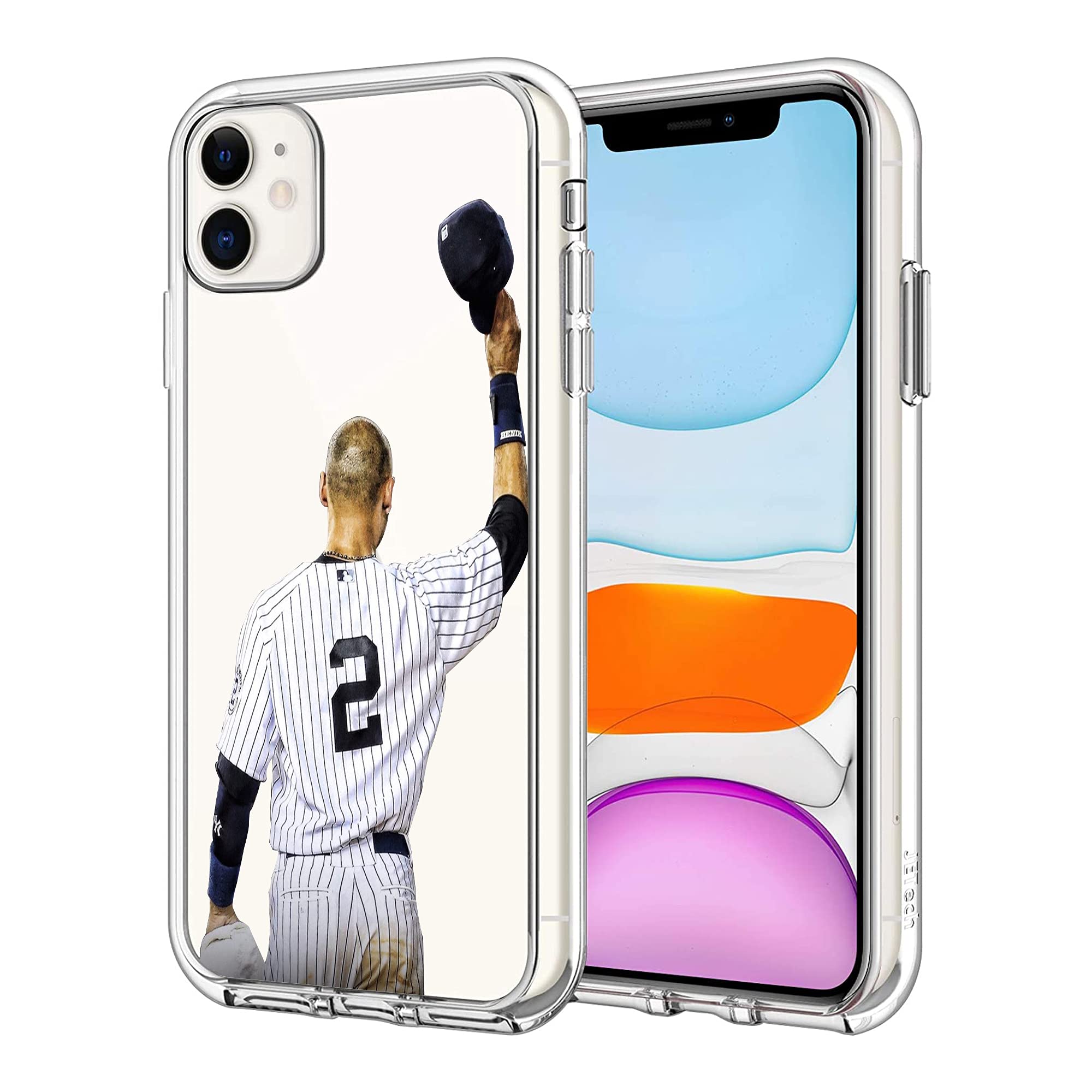 Funny iPhone 11 Case for Men & Women - Slim Protective Cover with Premium Design (Jeter-2) - Perfect Gift for Teens, Adults, and College Students