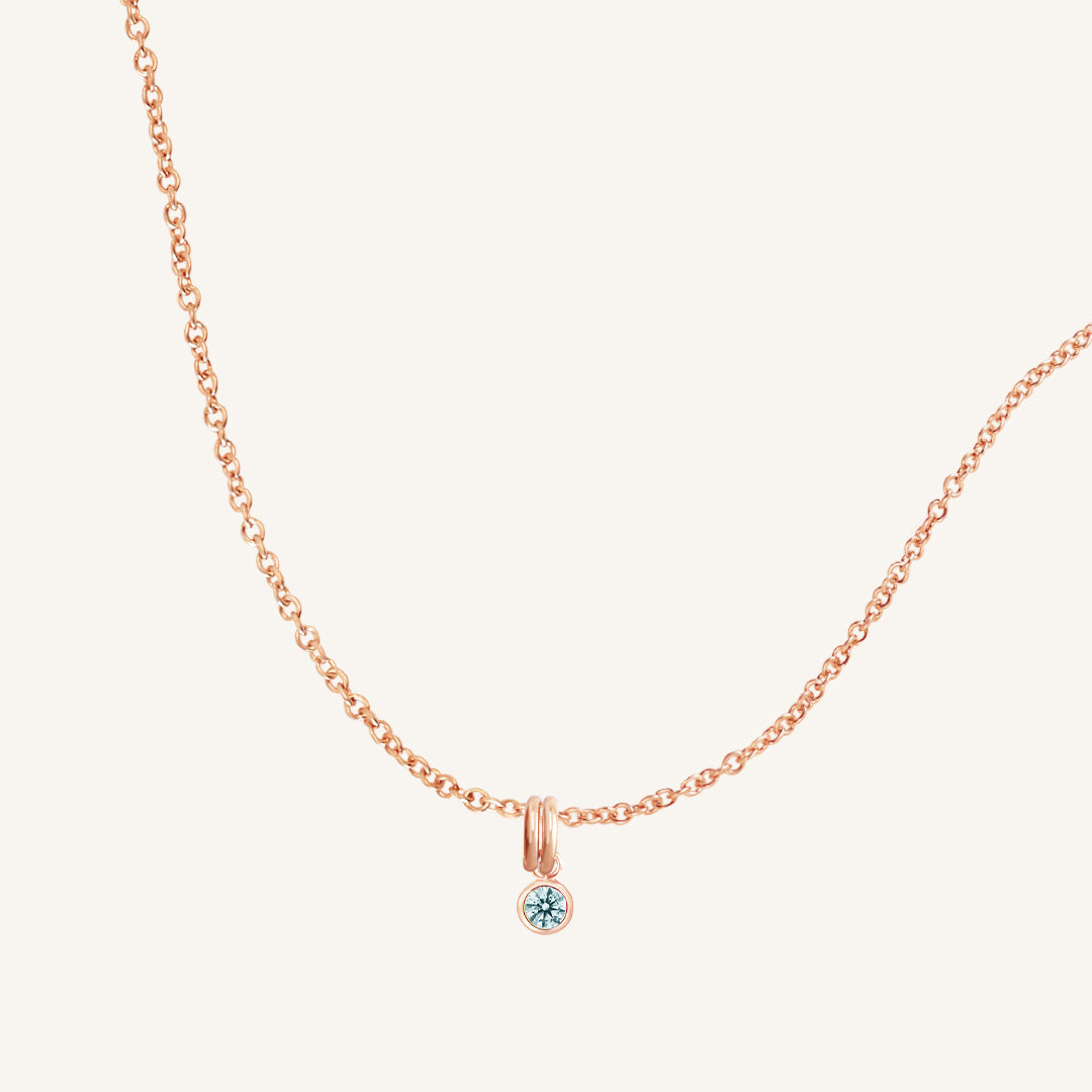 Birthstone Charm Necklace - Personalized Aura Jewelry for Women - Perfect Gift for Birthday, Anniversary & Mother's Day - Elegant Everyday Wear & Special Occasions