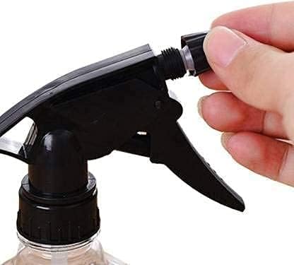 RAVARIYA 500ml Professional Empty Spray Bottles (Pack of 3) - Multipurpose Refillable Plastic Water Sprayer for Hair Styling, Face Mist, Cleaning & Salon Use - Transparent White for Easy Liquid Monitoring | Perfect for Home, Salon, Gardening & Travel