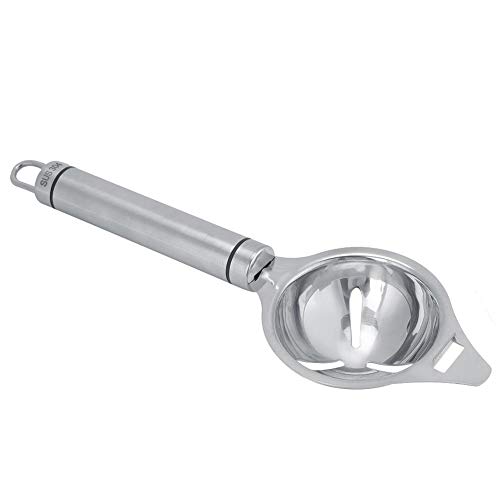 Stainless Steel Egg Yolk Separator - Egg White and Yolk Strainer Divider Kitchen Tool for Baking, Cooking, and Healthy Breakfast Prep
