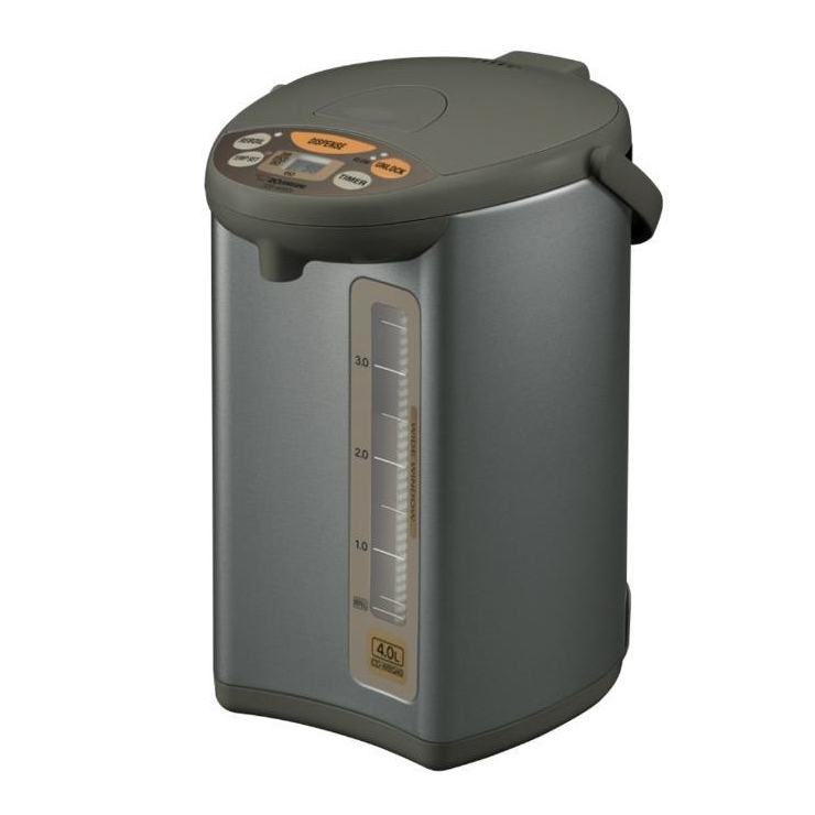WBQ40 4L Commercial Coffee Airpot - Stainless Steel Hot Water Dispenser for Coffee Shops, Restaurants & Office Break Rooms