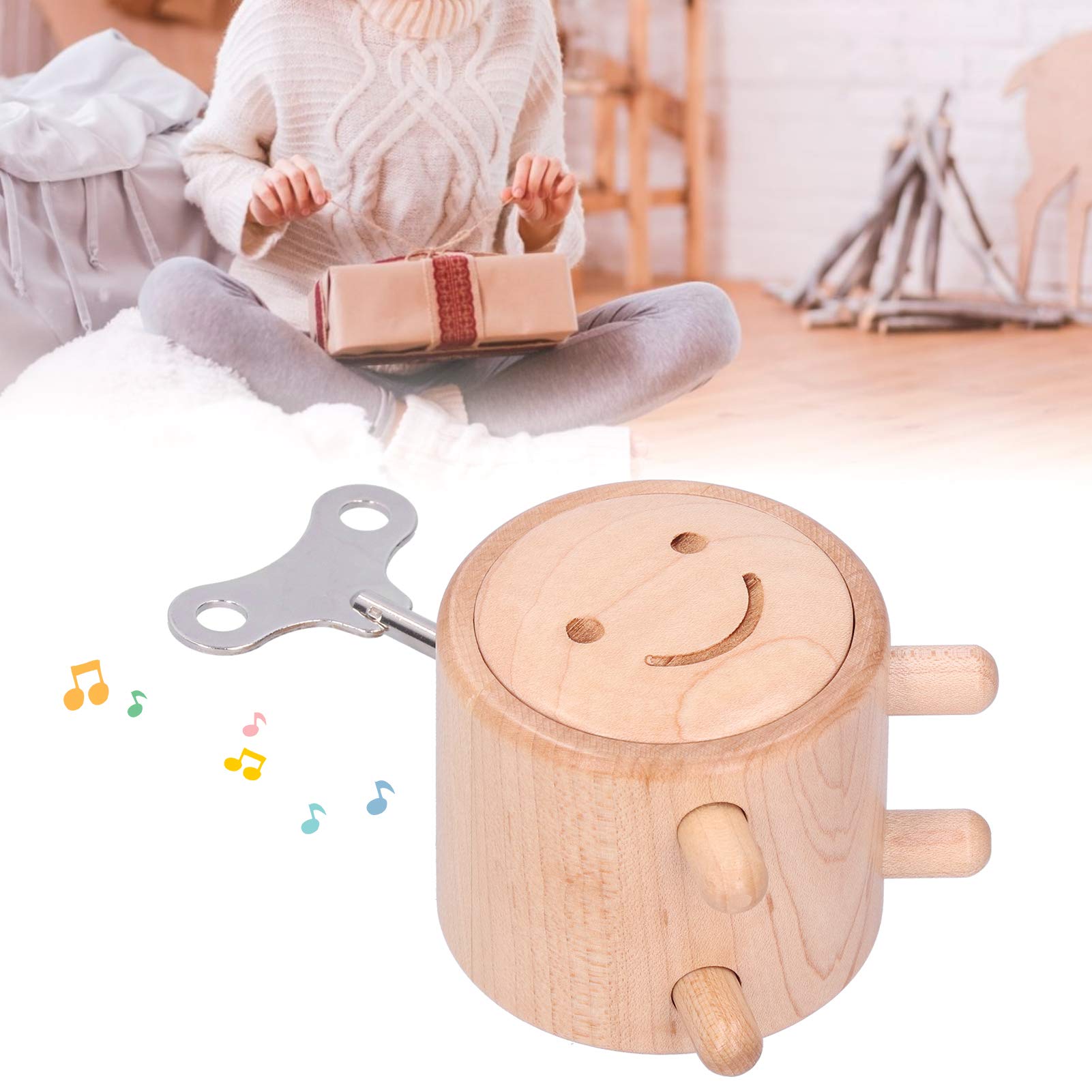 Wooden Music Box Gift for Kids - Pure Sound Quality, Durable & Well-Crafted (Spirited Away & Blue Music) - Perfect for Birthdays, Christmas, Baby Showers & Family Keepsakes