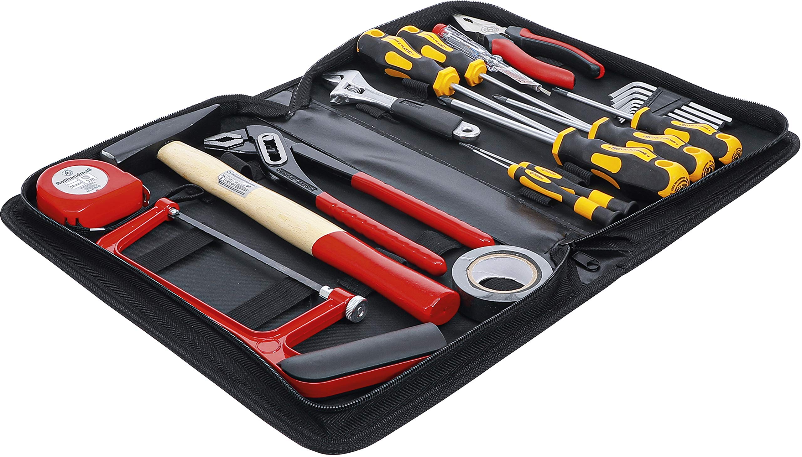 Kraftmann 2199 23-Piece Professional Tool Set for Home Repair, DIY Projects & Automotive Maintenance | Durable Hand Tools with Storage Case