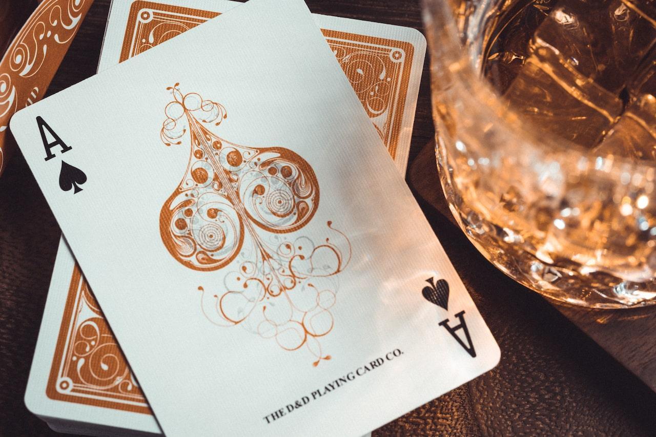 Smoke & Mirrors Playing Cards V8 Bronze Standard Edition - Premium Collectible Deck for Magic Tricks & Cardistry | Perfect for Performers & Card Game Enthusiasts