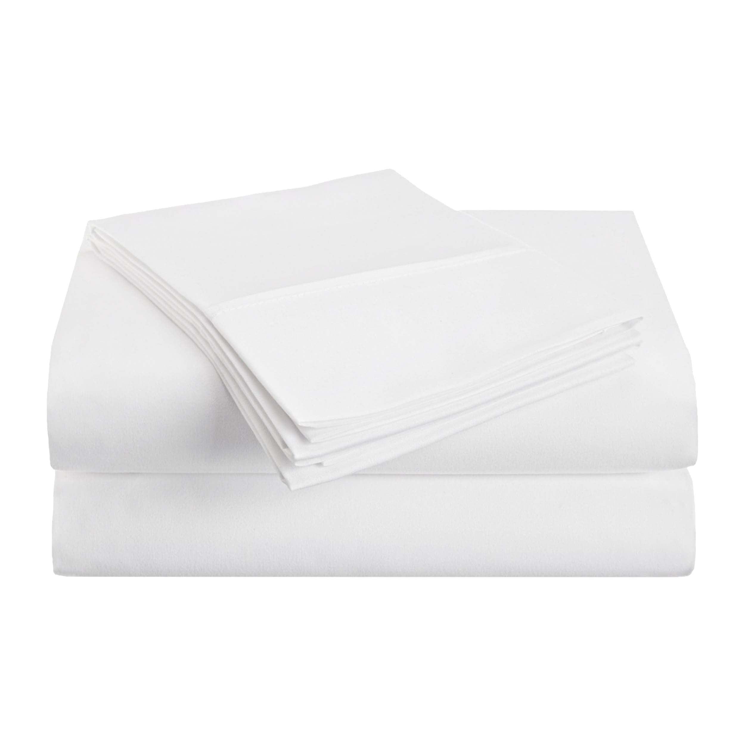 Soft Brushed Microfiber Deep Pocket 4-Piece Bed Sheet Set - Queen Size, Wrinkle & Fade Resistant - Perfect for Master Bedroom, Guest Room & Dorm Comfort
