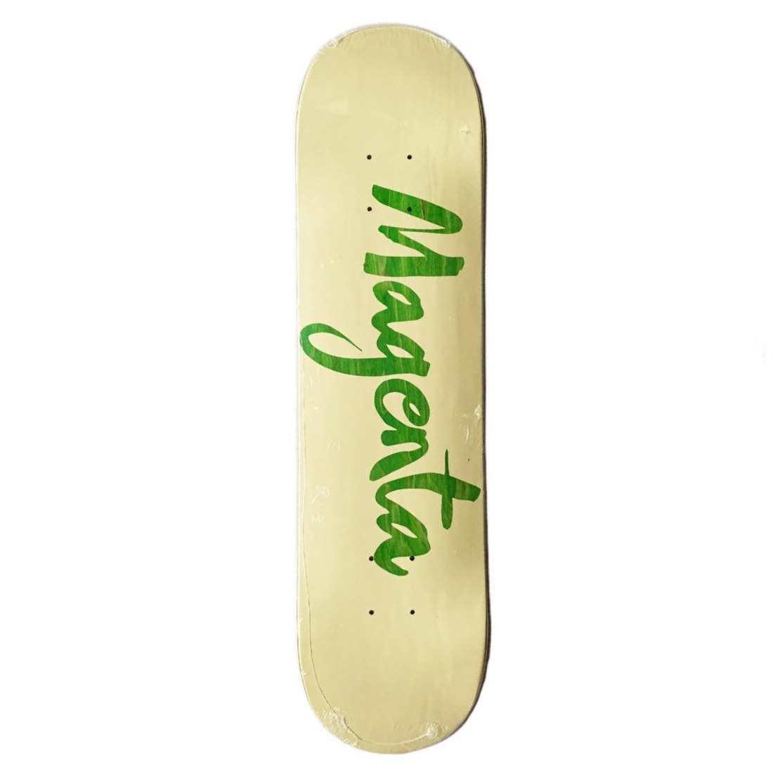 Professional 8.5 Inch Magenta Big Brush Green Skateboard Deck - Perfect for Street Skating & Park Tricks