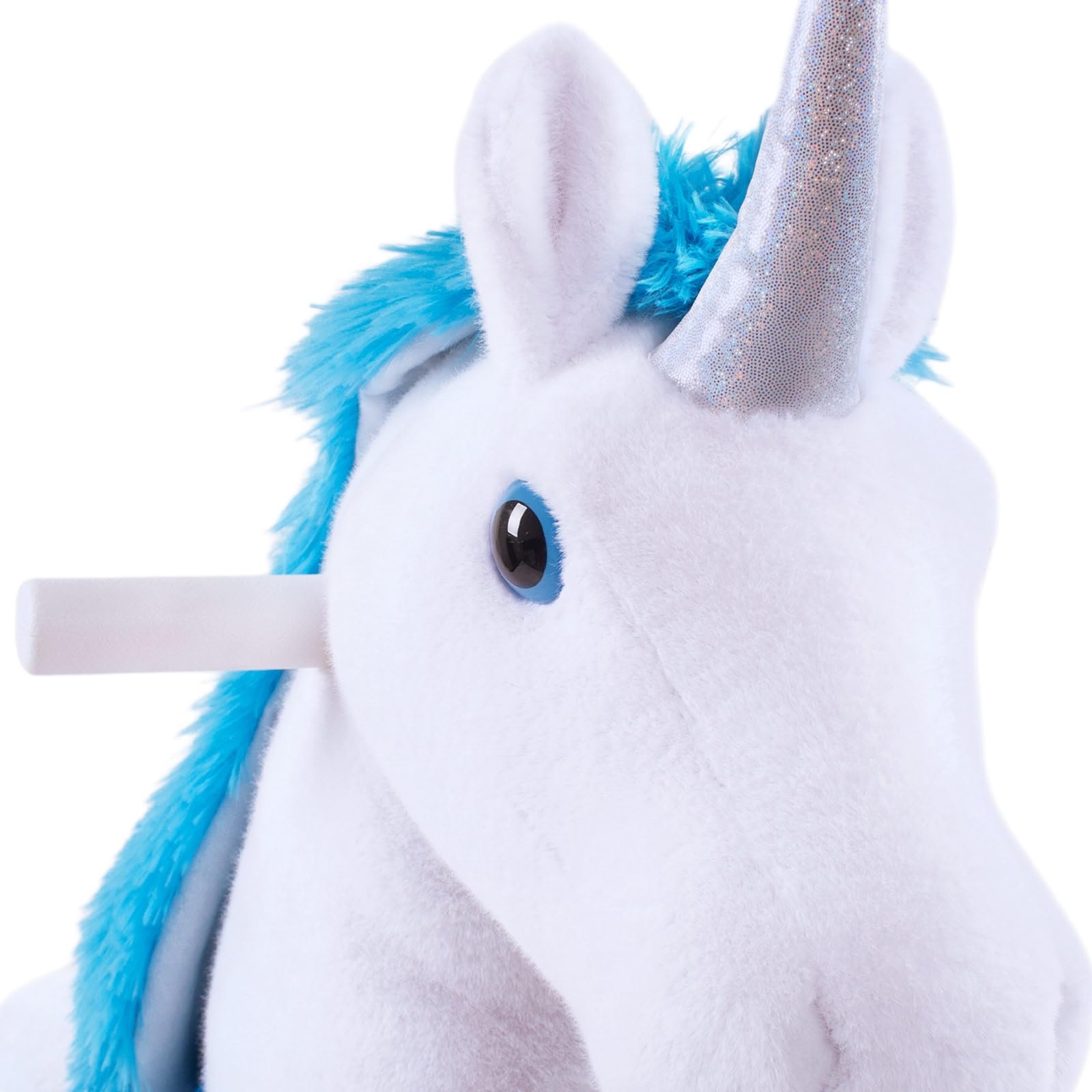 WondeRides Blue Unicorn Ride-On Toy for Kids Ages 3-5 | 30.1