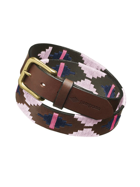 Authentic Argentinian Polo Belt - Genuine Leather Pampeano Belt for Men & Women - Perfect for Equestrian, Polo & Casual Wear