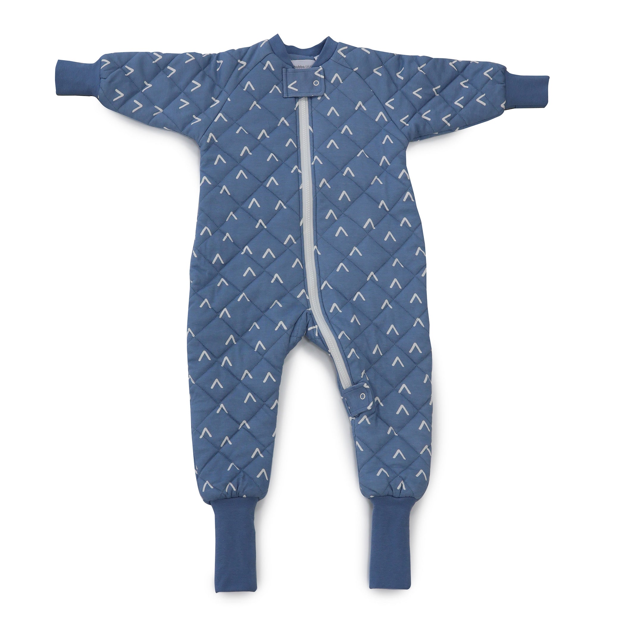 Nordic 2.5 TOG Baby Sleep Suit - Soft Denim Blue for Cozy Nighttime & Nap Time Comfort
