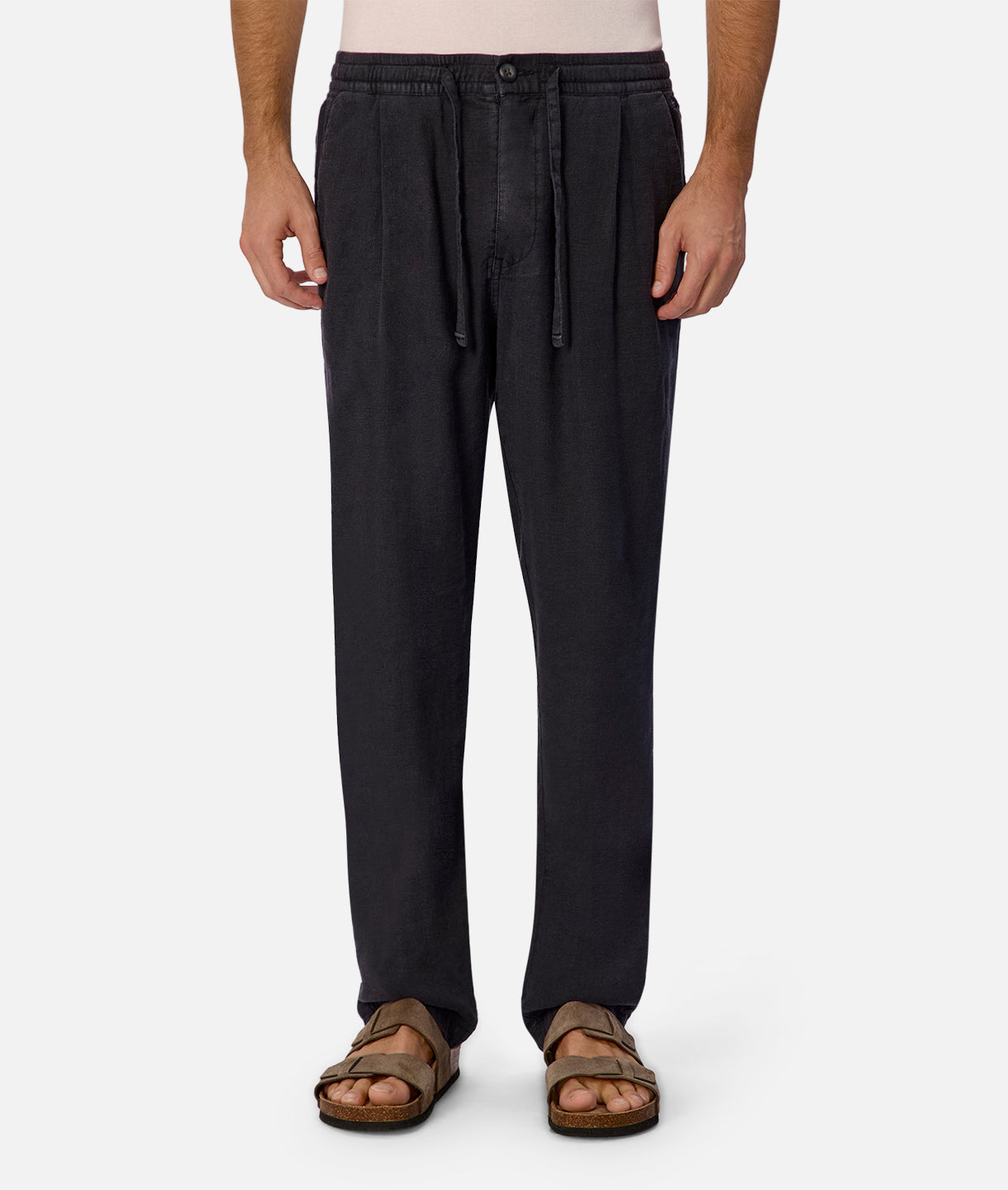 The New Capri Linen Pants - OD Navy | Comfortable Summer Casual Pants for Women | Perfect for Beach, Travel & Everyday Wear