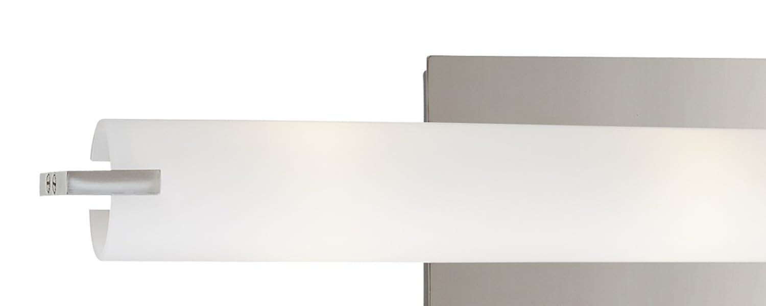 GEORGE KOVACS P5044-077 Chrome 3-Light Tube Vanity Bathroom Light Fixture, 180W, 4.75