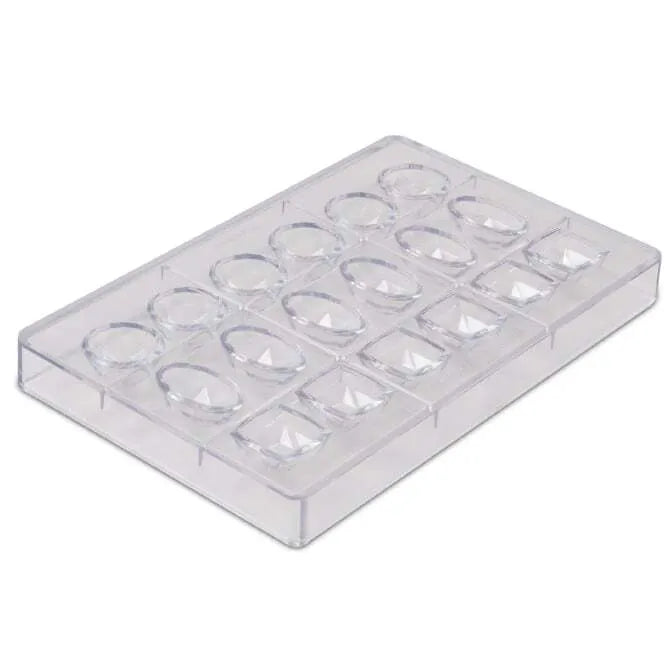 Mixed Gems Chocolate Mold - Silicone Baking Mold for DIY Candy, Cake Decorations - Perfect for Birthday Parties, Wedding Favors & Holiday Treats