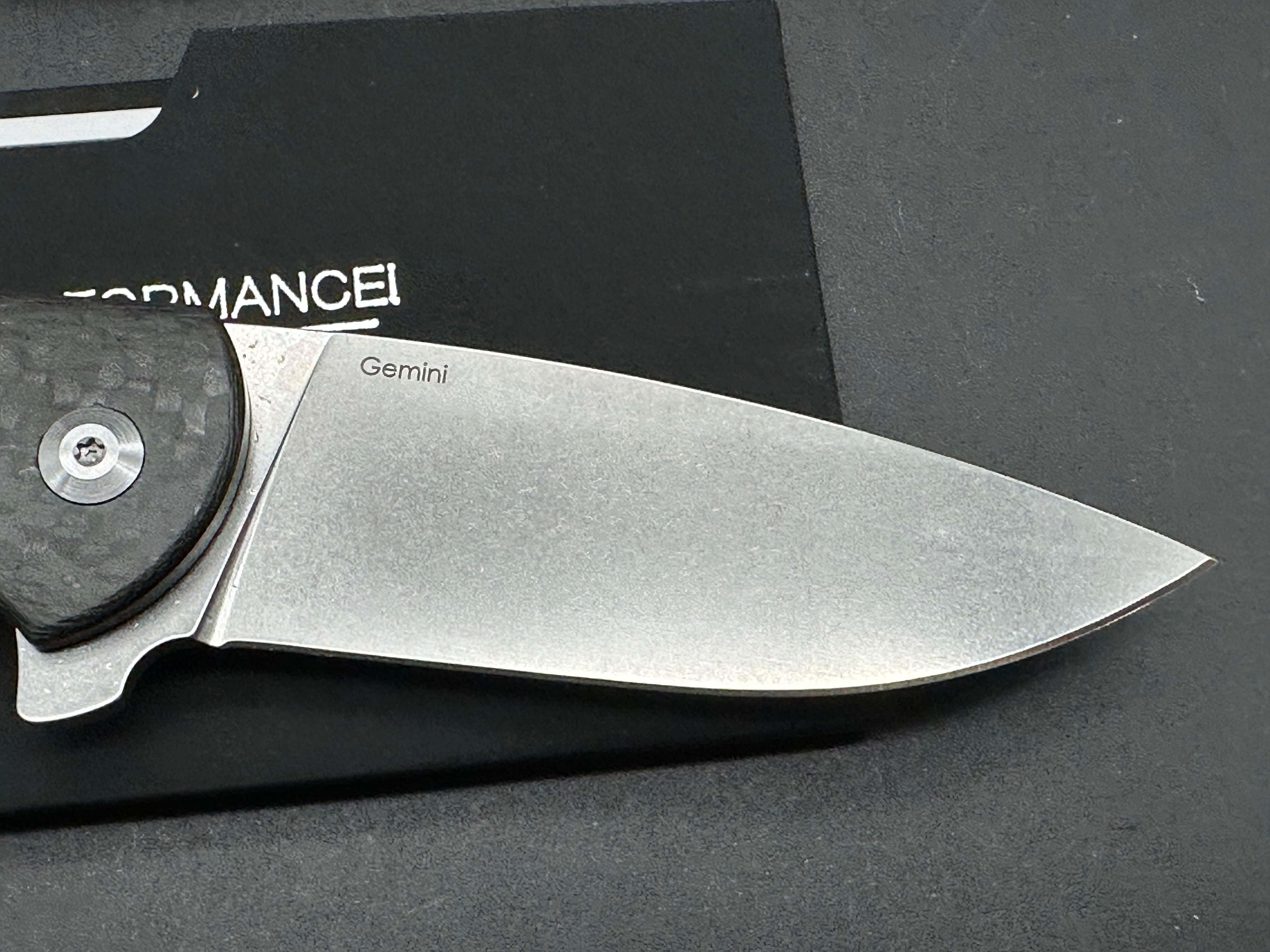 Kizer Gemini CF Folding Knife - 3.125