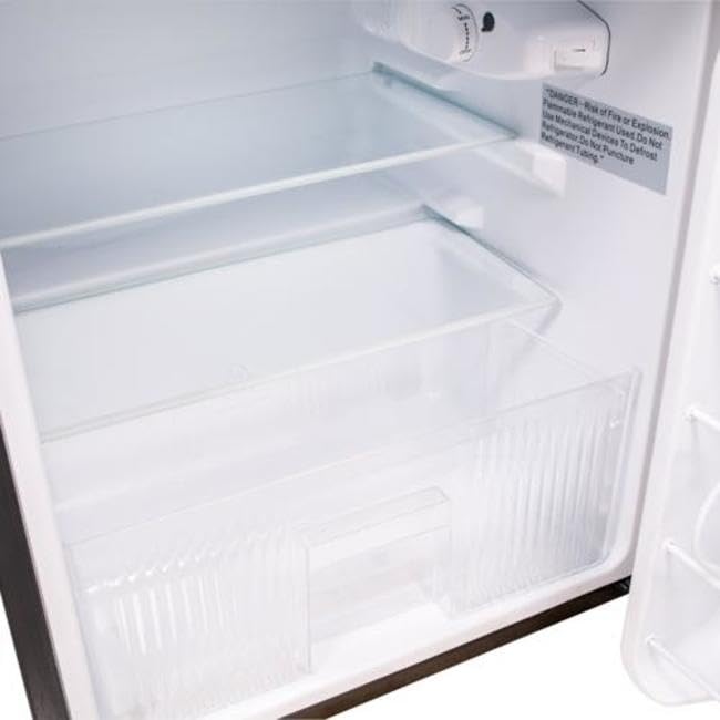 EdgeStar CRF321SS 3.1 Cu. Ft. Energy Star Compact Refrigerator with Freezer - Perfect for Dorms, Apartments, Offices & Small Spaces