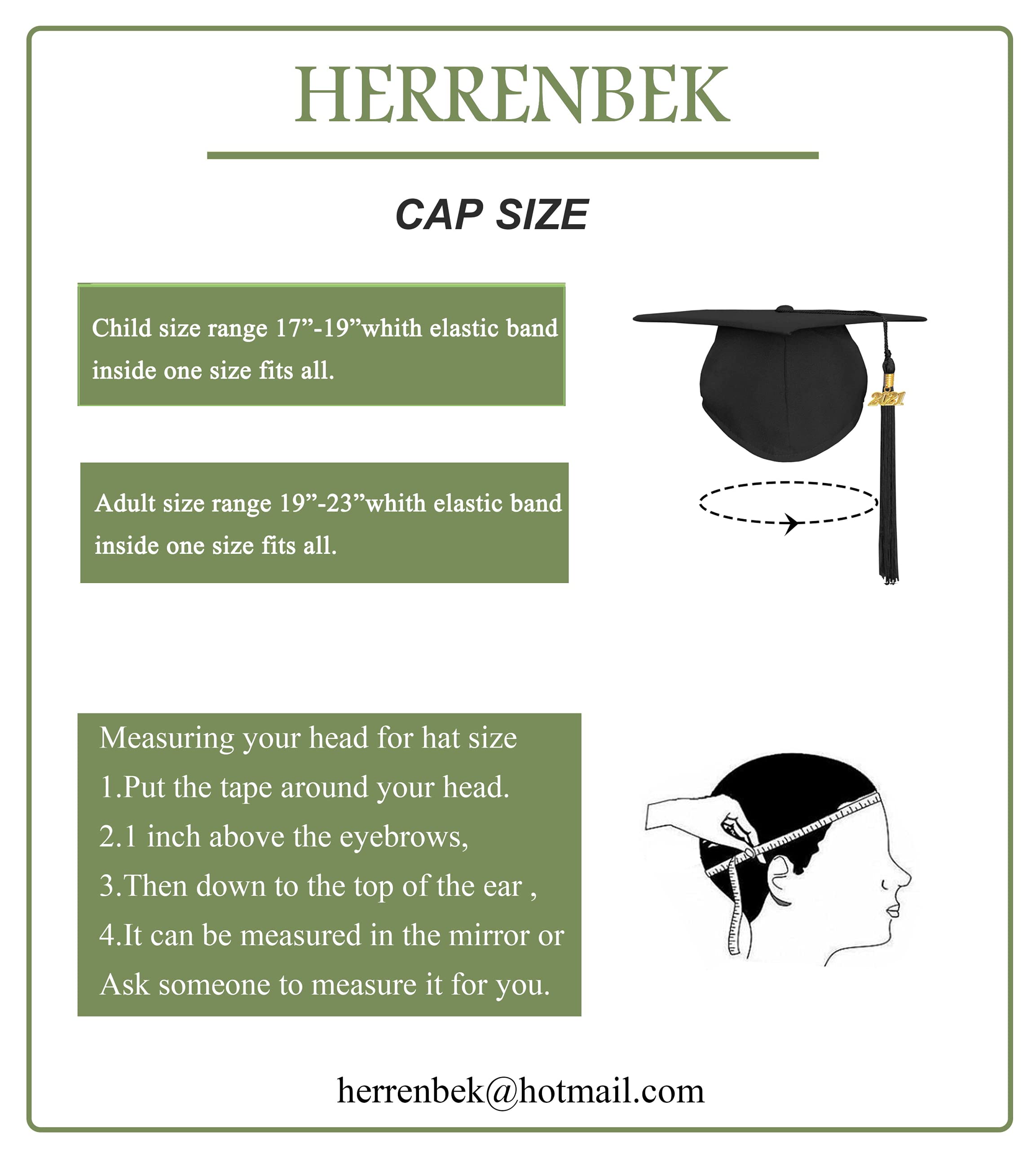2024 & 2025 Graduation Cap for Adults - Matte Finish Adjustable Unisex Commencement Hat with Tassel - Perfect for College, University & High School Graduation Ceremonies