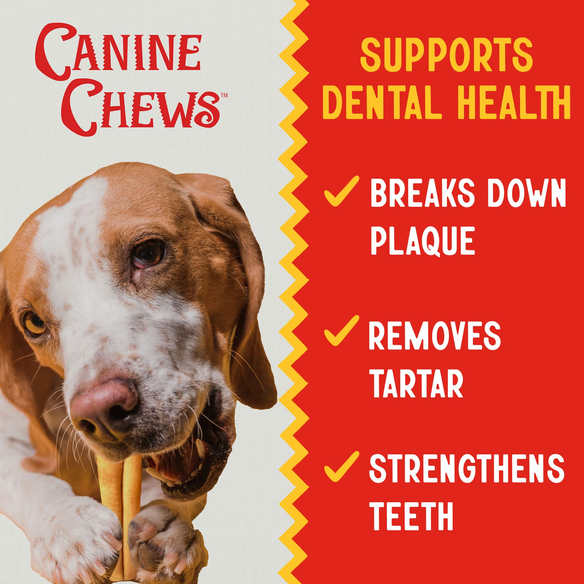 Premium Chicken-Flavored Rawhide Chews for Large Dogs - 8-9