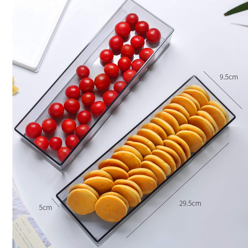 Plastic Kitchen Drawer Organizer with Lid & Drainer - Flatware Tray for Utensils Storage, Food Container for Refrigerator | Perfect for Kitchen Organization, Dining Table Setting & Party Serving