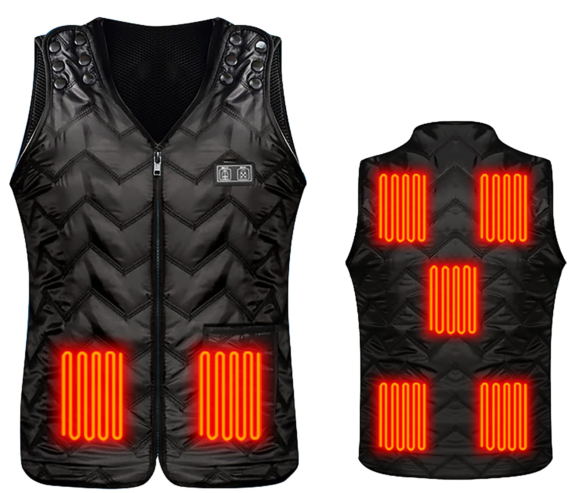 Women's Lightweight Heated Vest - USB Rechargeable Electric Warming Jacket for Cold Weather (Battery Not Included) | Perfect for Outdoor Activities, Winter Sports & Daily Commute