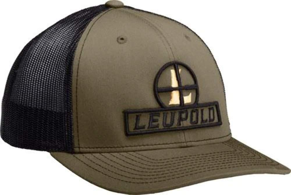 Leupold Reticle Baseball Cap - Adjustable Trucker Hat for Hunting & Outdoor Enthusiasts | Perfect for Range Days, Hiking & Casual Wear