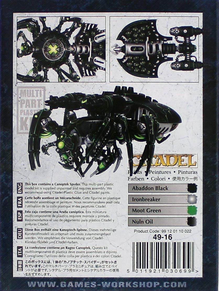 Games Workshop Necron Canoptek Spyder Miniature - Warhammer 40K Tabletop Wargaming Model for Sci-Fi Battles & Army Building