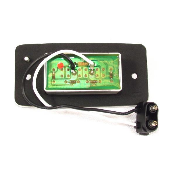 Fortpro 4 9/16 x 2 1/4 Inch LED Cab Light with 3 Super Bright LEDs - Perfect for Truck, RV, and Off-Road Vehicle Interior Lighting