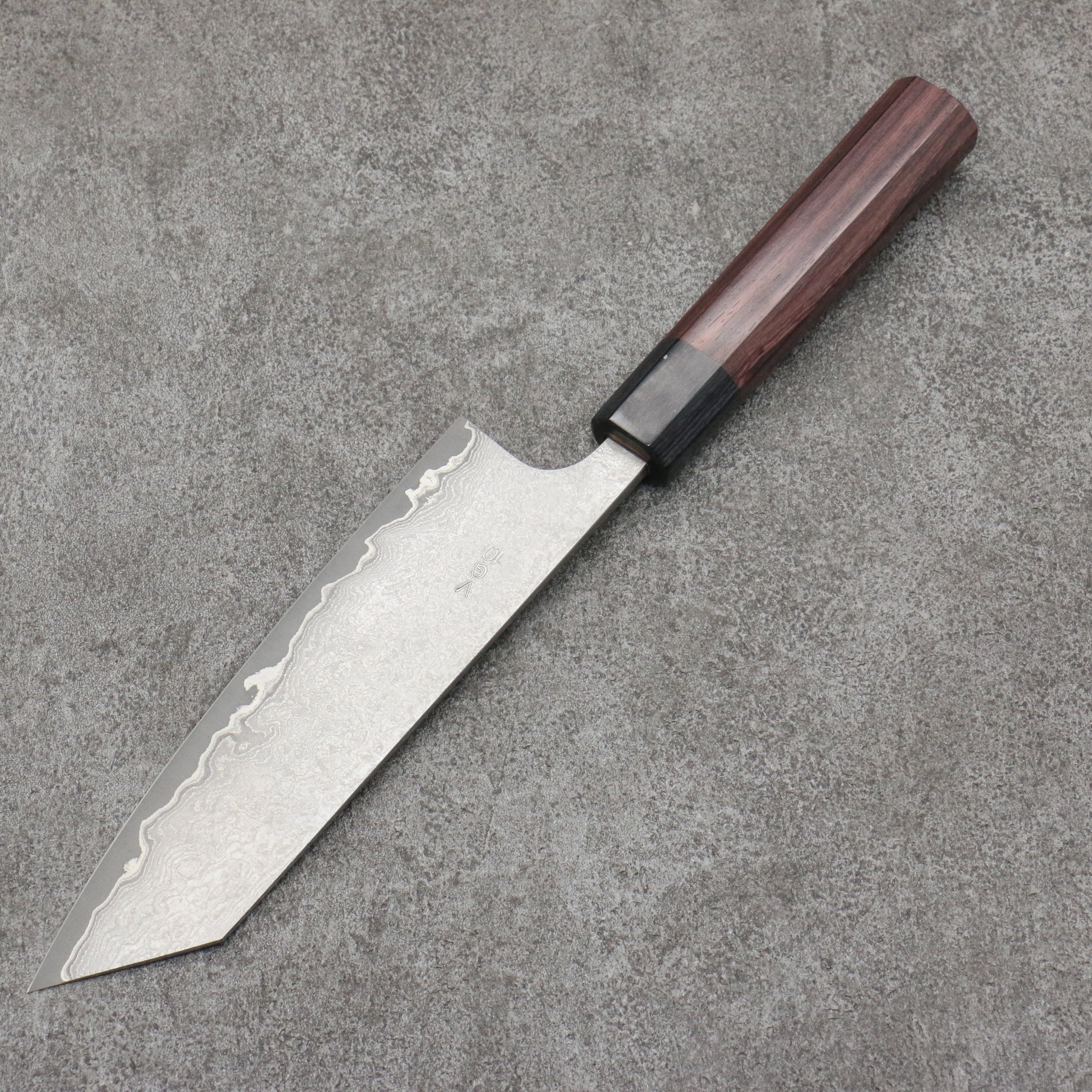 Premium Nao Yamamoto VG10 Black Damascus Bunka Knife 165mm - Japanese Kitchen Knife with Shitan Handle for Slicing, Dicing & Precision Cutting - Perfect for Chefs & Home Cooks