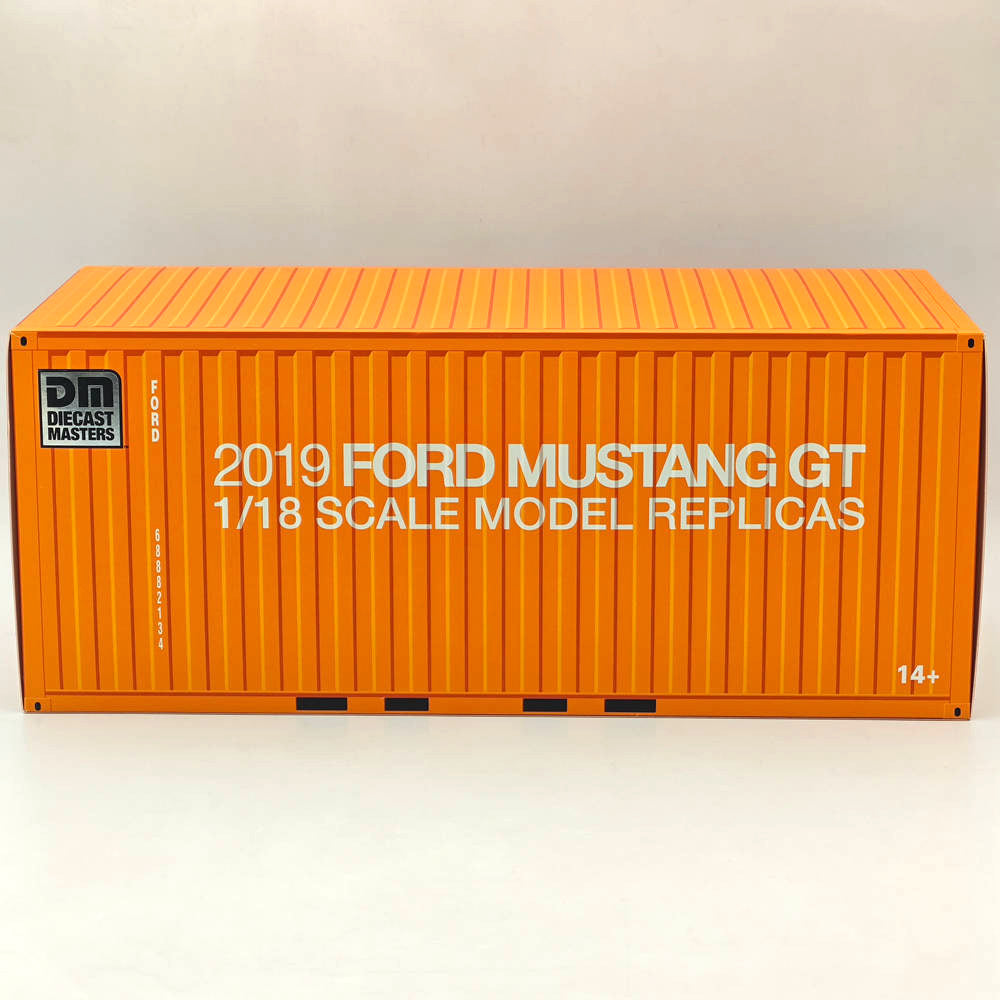 1/18 Scale Diecast Model Car - 2019 Ford Mustang GT Matte Black RHD - Highly Detailed Collectible Miniature for Display & Hobby Enthusiasts | Perfect for Office Decor, Car Shows & Gift Giving
