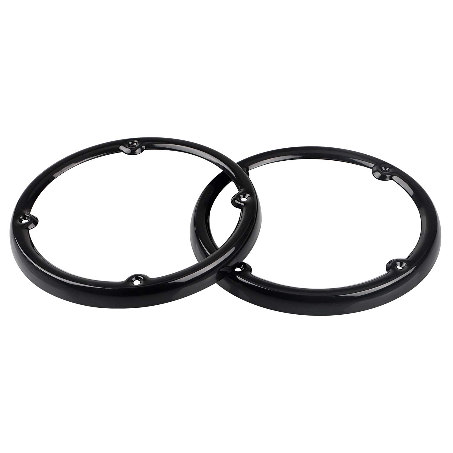 Premium Black Motorcycle Tour Pak Audio Speaker Kit - Perfect Fit for Harley Electra Glide, Tri Glide & Ultra Limited Models (2014-2023) - Enhance Your Ride with Crisp Sound on Long Road Trips