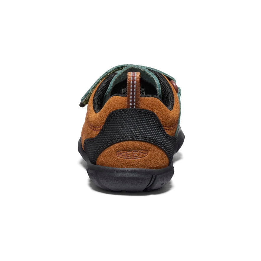 KEEN Jasper II Kids' Hiking Shoes - Maple/Dark Forest - Comfortable & Durable Outdoor Footwear for Boys & Girls - Perfect for Hiking, Camping, and Everyday Adventures