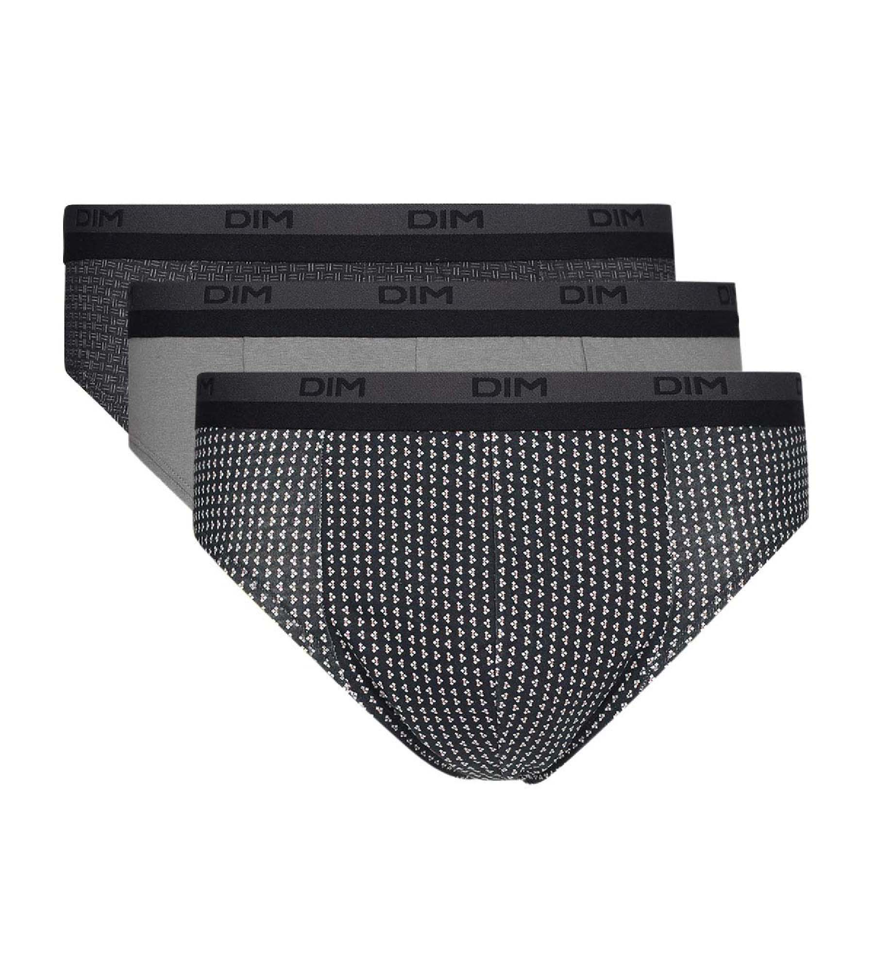 3 Pack Men's Cotton Boxer Briefs with Cube Print - Soft Breathable Underwear for Everyday Comfort & Casual Wear