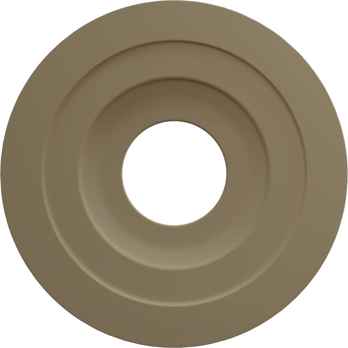 Ekena Millwork CM11BLRUS Jet Blackthorne Ceiling Medallion - 11.75