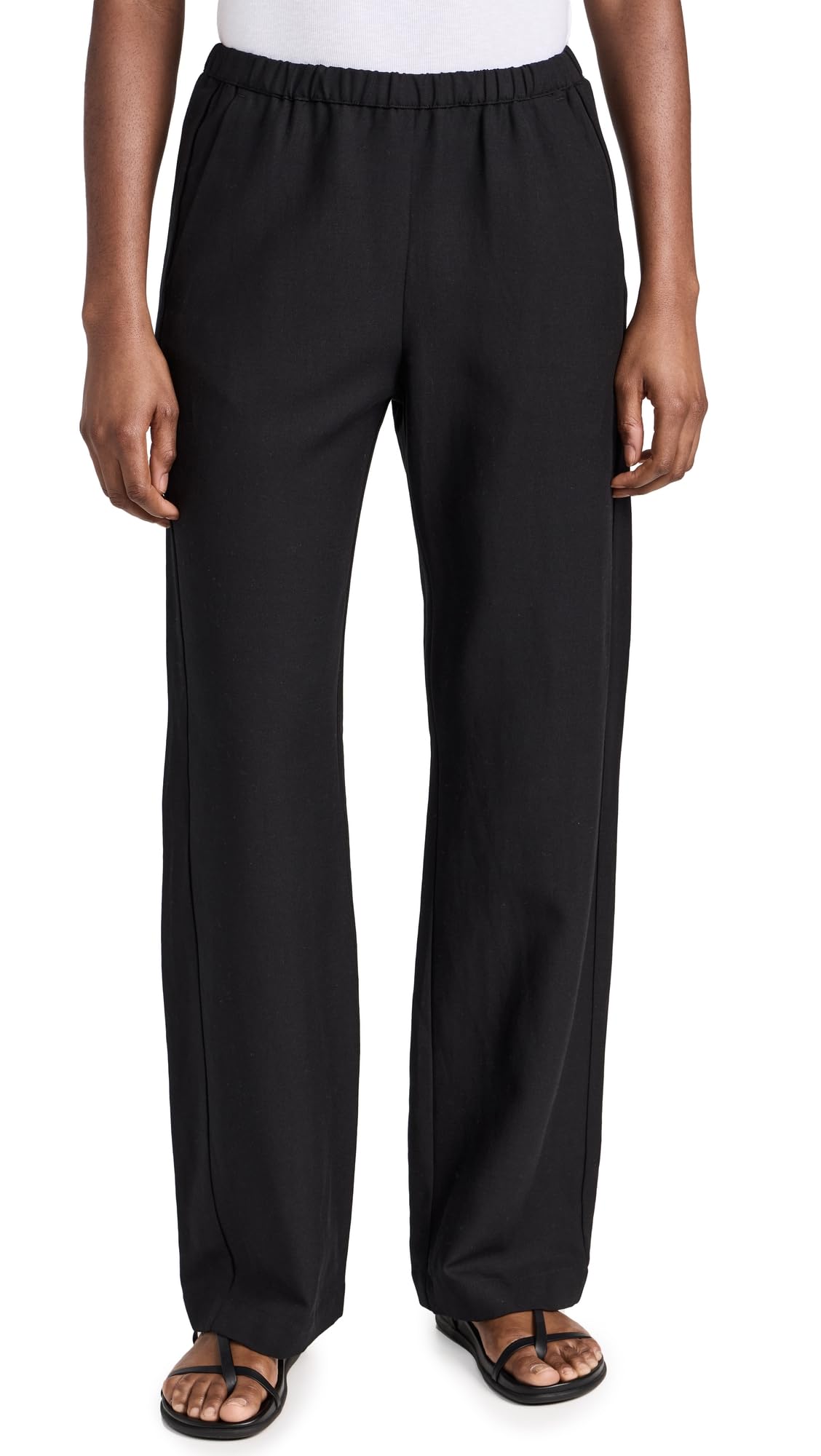 Enza Costa Women's Twill Everywhere Pants - Comfortable Stretch Trousers for Work, Travel & Casual Wear | High Waisted Slim Fit Pants for Women