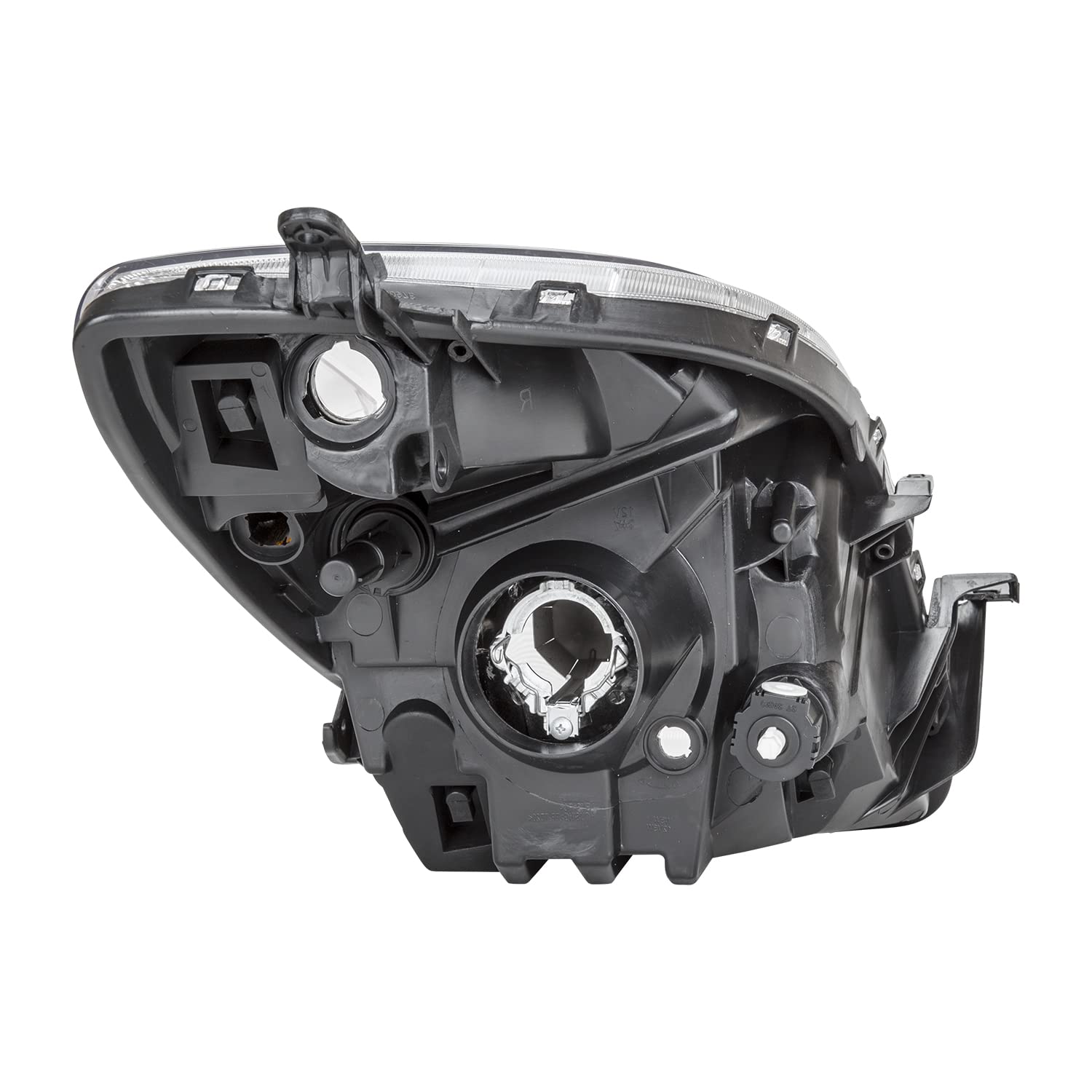 TYC Left Headlight Assembly Compatible with 2007-2008 Toyota Yaris - Replacement for Broken or Foggy Headlights - Perfect for Night Driving and Road Safety