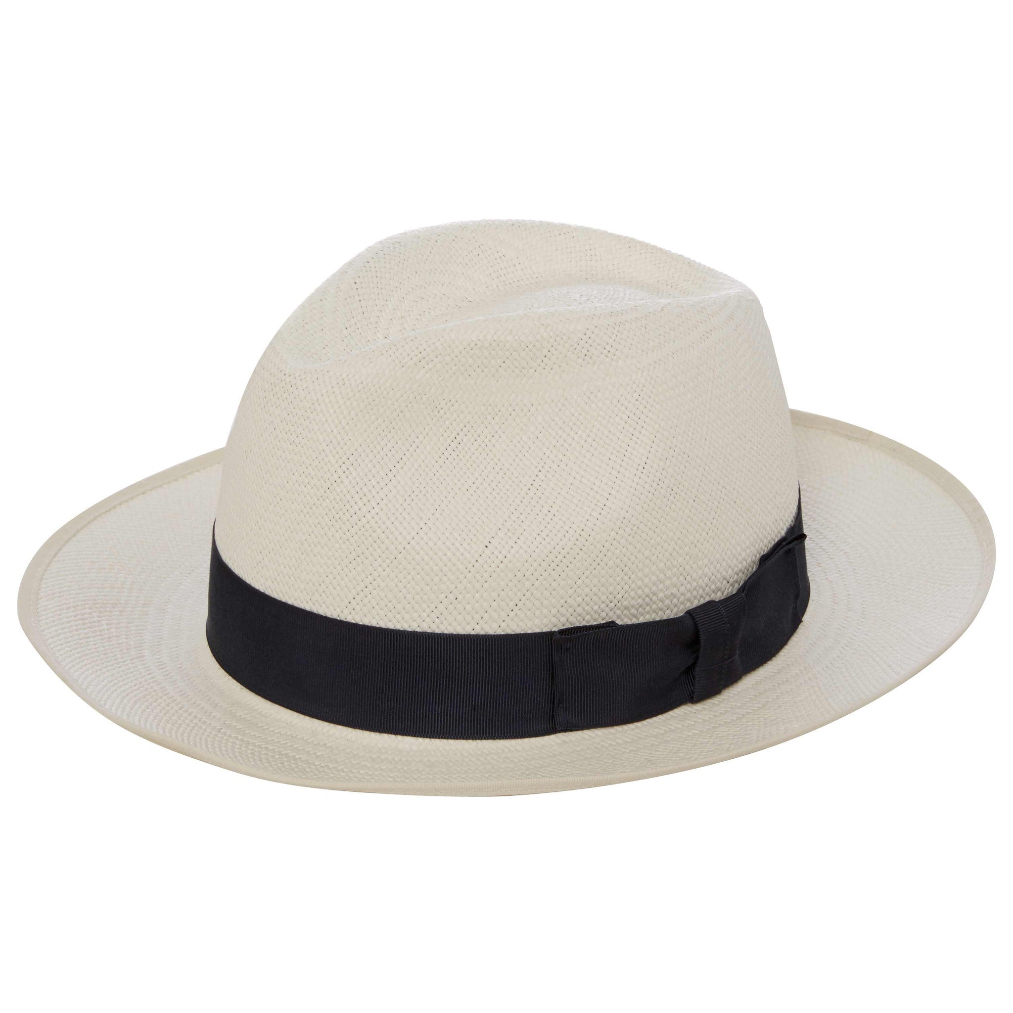 Hugo White Panama Hat for Men & Women - Lightweight Breathable Summer Sun Hat for Beach, Travel, and Outdoor Activities