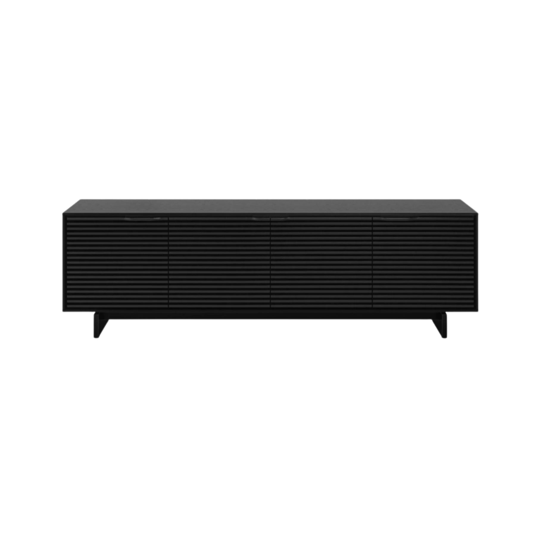 BDI 7479 Large TV Stand in Ebonized Ash - Modern Entertainment Center for Living Room, Home Theater & Media Storage