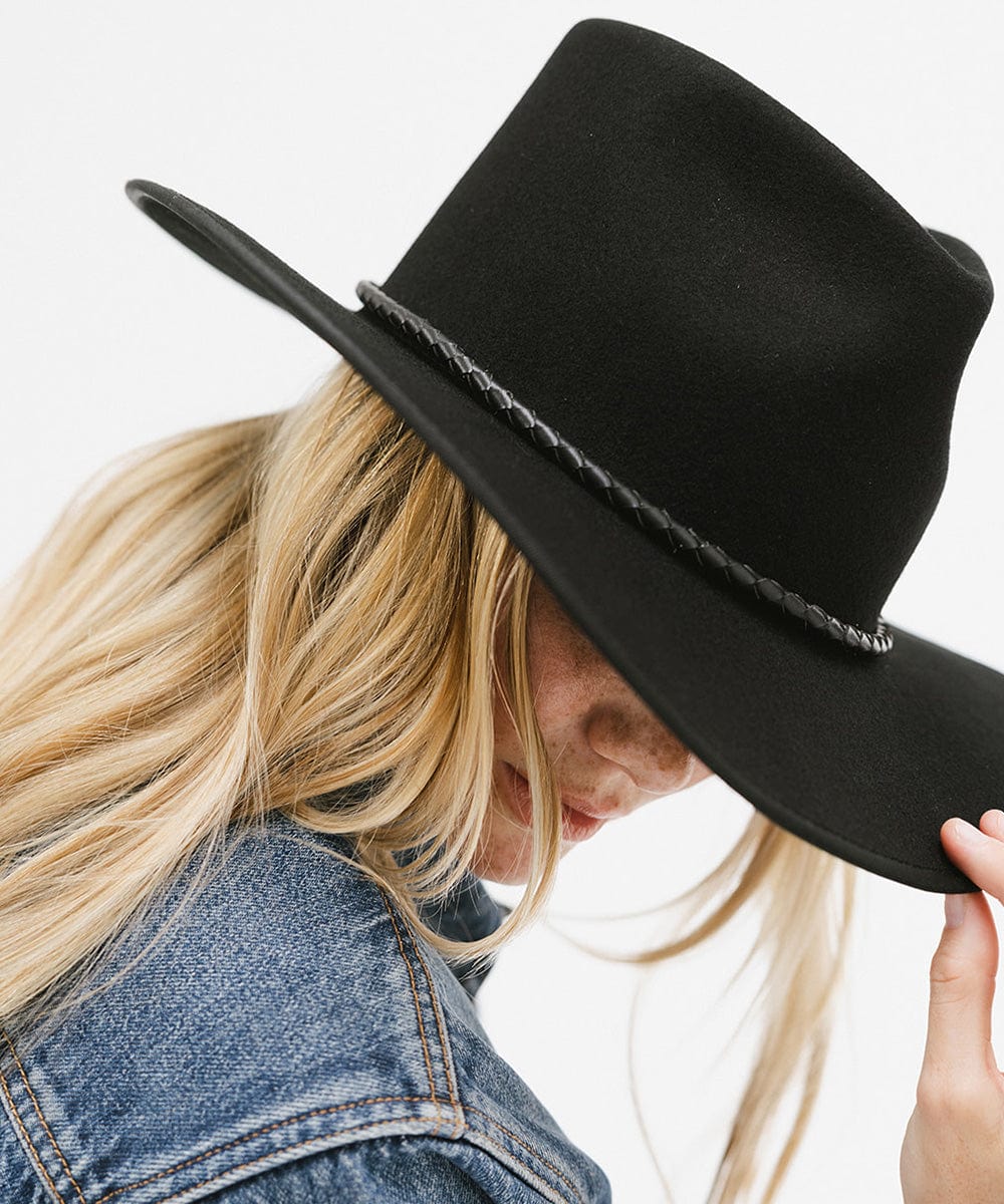 Braided Leather Bolo Hat Band for Cowboy Hats - Adjustable Western Style Hatband for Men & Women - Perfect for Rodeo, Country Music Festivals & Outdoor Adventures