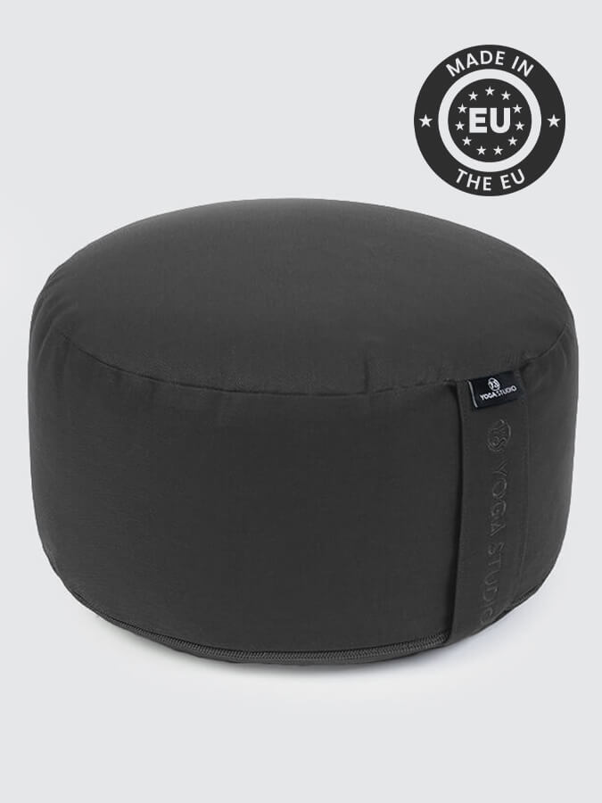 Premium Large Yoga Meditation Cushion - Zafu Bolster for Yoga Studio, Home Practice & Zen Meditation - Ergonomic Support for Cross-Legged Sitting & Mindfulness Sessions