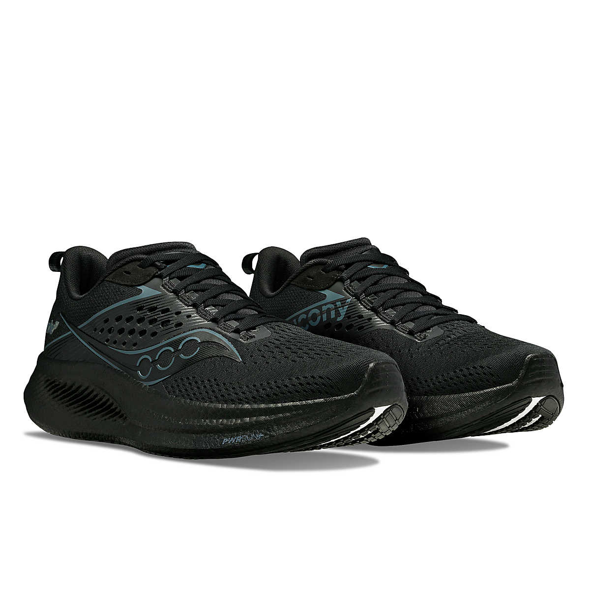 M Ride 17 Triple Black Sneakers - Men's Running Shoes for Gym & Casual Wear - Lightweight Comfortable Athletic Footwear for Jogging, Workouts & Daily Use