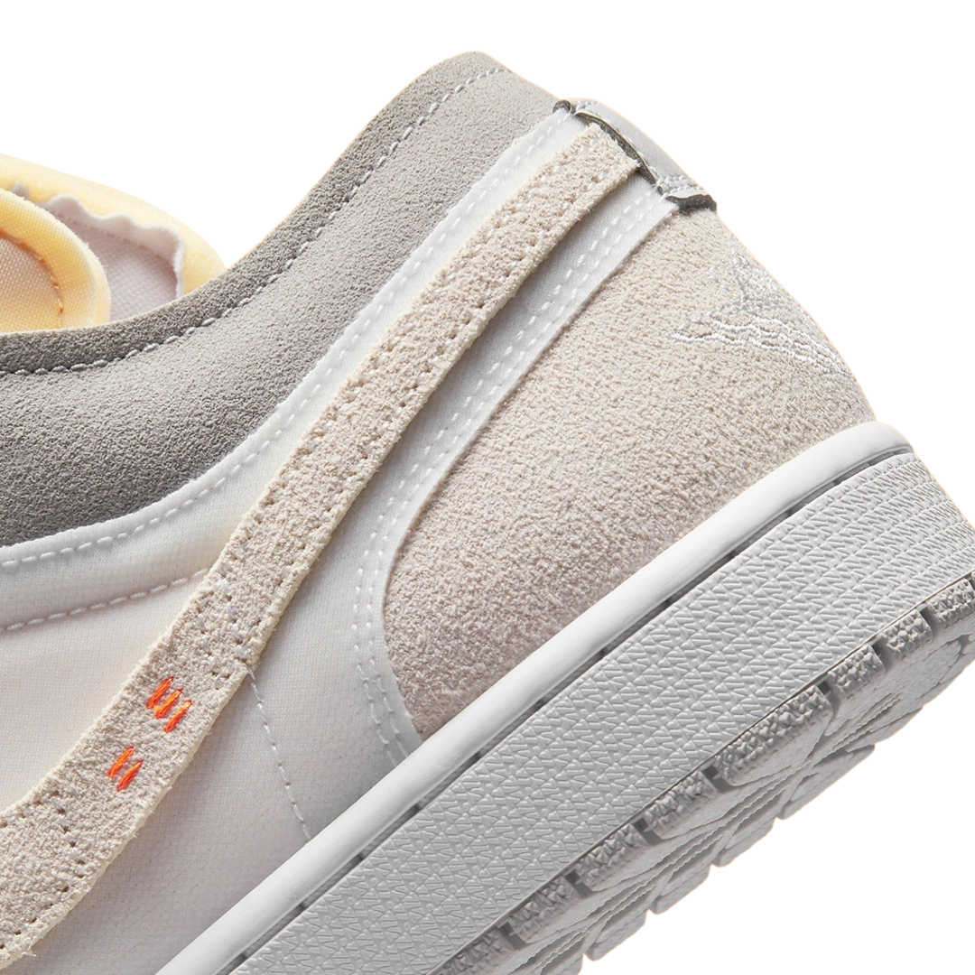Air Jordan 1 Low Inside Out White Phantom Sneakers - Men's Basketball Shoes for Casual Wear & Street Style Fashion