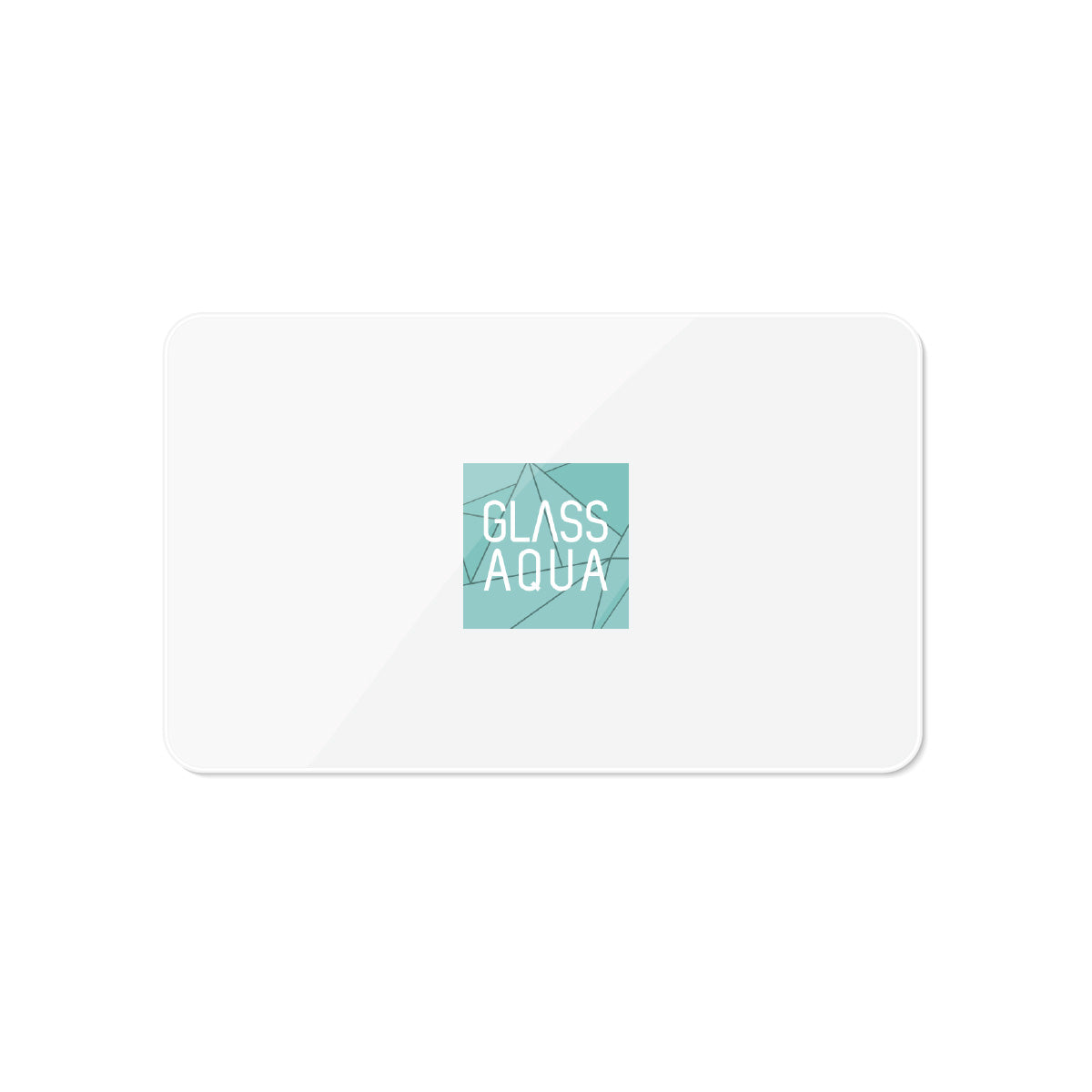Premium Glass Aqua Gift Card - Elegant & Customizable Present for Birthdays, Holidays & Special Occasions - Perfect for Corporate Gifts, Thank You Cards & Personal Celebrations