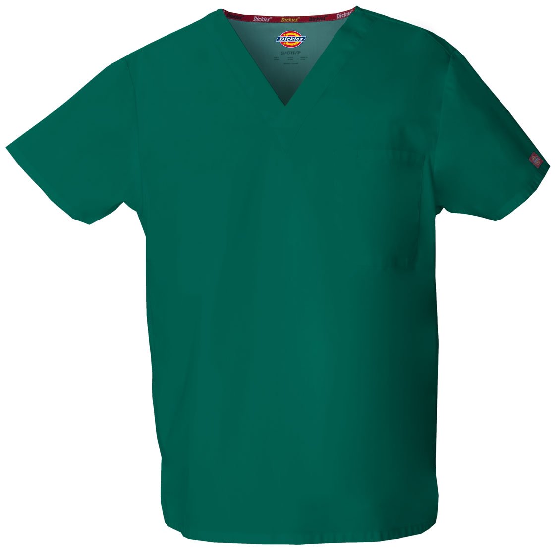 Dickies EDS Signature Scrubs - Soft Brushed Poplin Unisex V-Neck Top with One Pocket | Comfortable Medical Uniform for Nurses, Doctors & Healthcare Professionals | Perfect for Hospitals, Clinics & Medical Workplaces