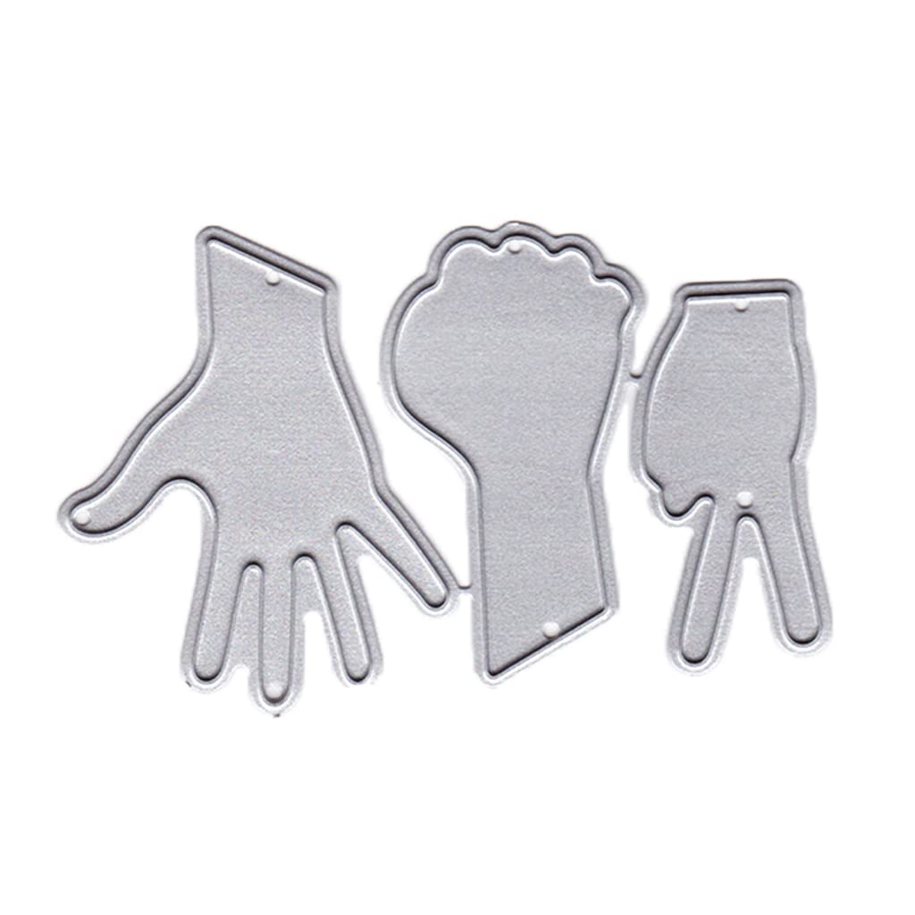 Yeahii Metal Cutting Dies for Rock Paper Scissor Design - DIY Scrapbooking, Card Making, Album Embellishment - Perfect for Paper Crafts, Invitations, and Home Decor Projects
