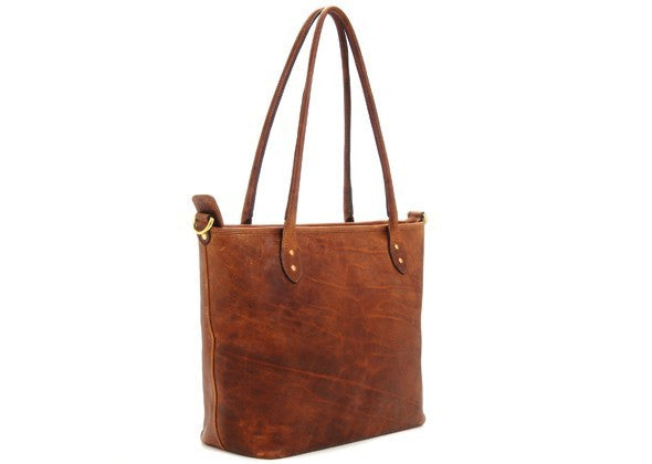 ONA Capri Genuine Leather Camera Tote Bag - Antique Cognac Brown - Stylish DSLR & Mirrorless Camera Bag for Photographers & Travelers