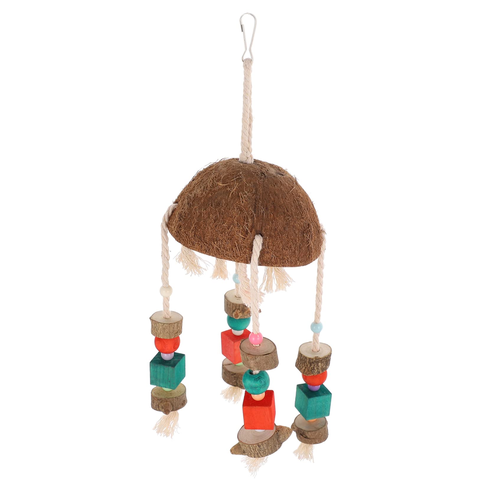 Colorful Parrot Chew Toys for Birds - Durable Bite String & Plaything for Parakeets, Cockatiels - Interactive Pet Supplies for Mental Stimulation & Beak Exercise - Perfect for Cage Enrichment & Playtime Fun