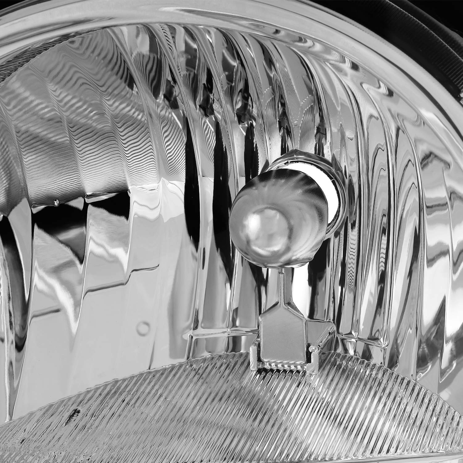 AKKON Replacement Headlights for Jeep Grand Cherokee - Chrome LED Head Lamps Pair (Driver & Passenger Side) | Durable & Bright Lighting for Night Driving, Off-Road Adventures & Daily Commutes