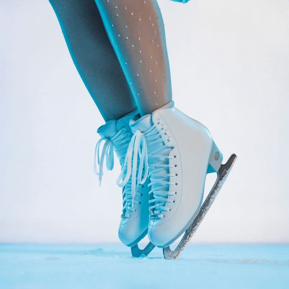 Riedell Crystal Adult Figure Skates - Stainless Steel Vesta Blade for Competitive Ice Skating | Perfect for Training, Performances & Ice Shows