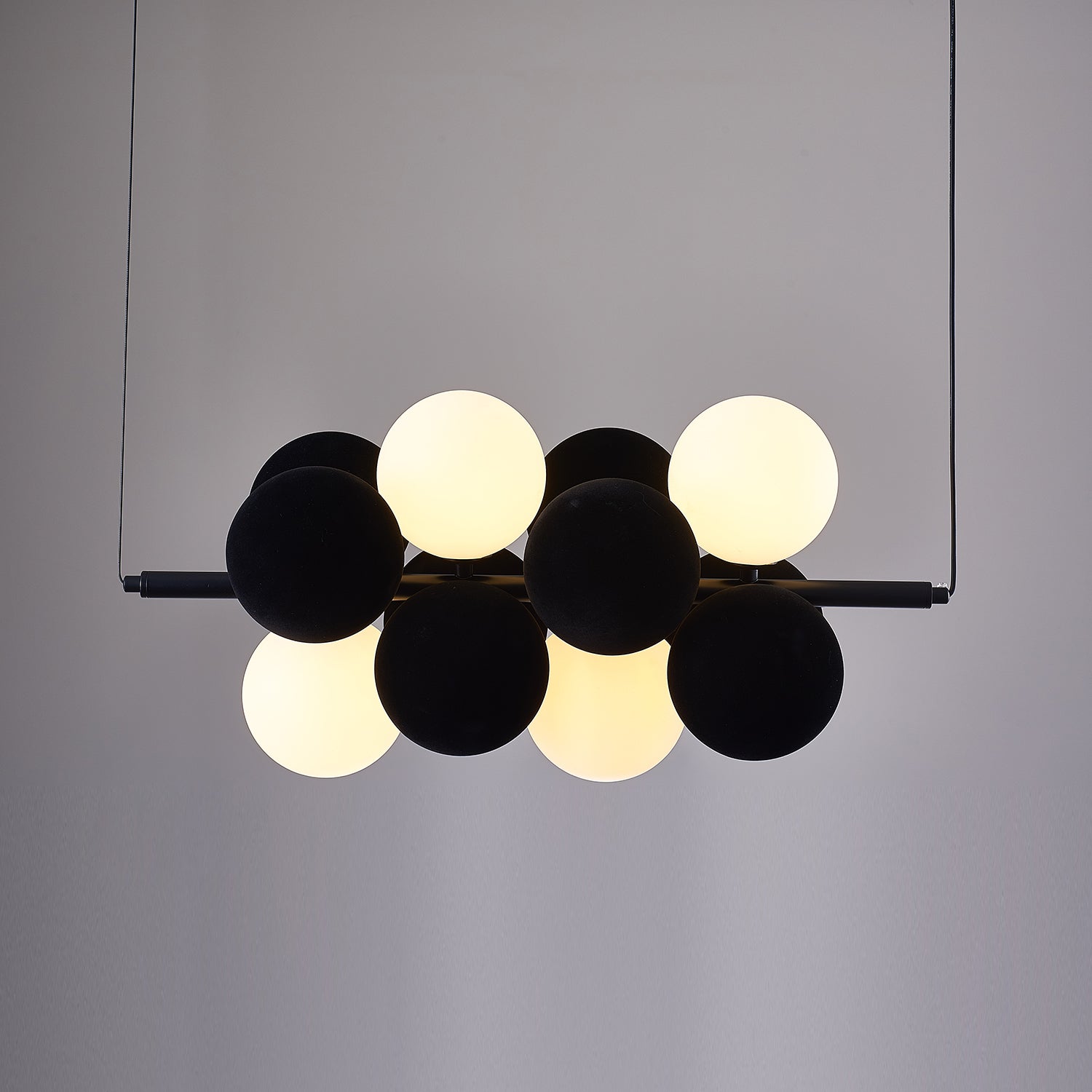 Bubbles Holly Pendant Lamp - Modern Glass Ceiling Light Fixture for Living Room, Bedroom, Dining Room & Kitchen Decor