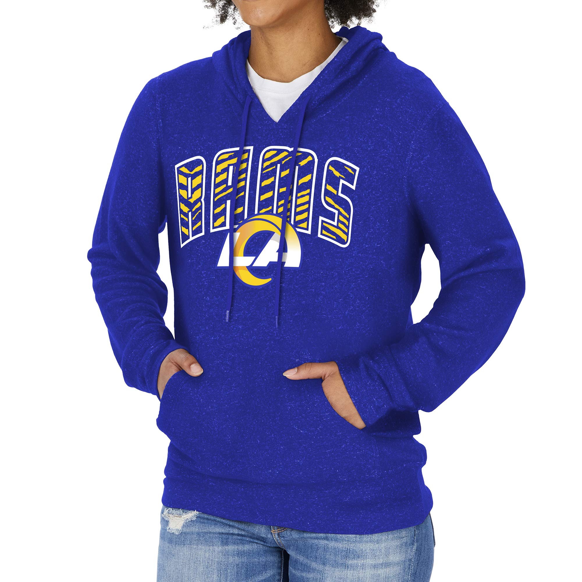 Zubaz Women's Soft Fleece Hoodie - Cozy Pullover Sweatshirt for Casual Wear, Workout & Lounge